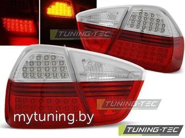 Задние фонари Bmw 3 E90 red white led indicator