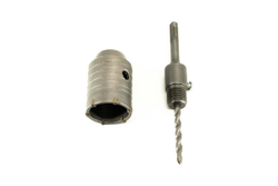 Коронка твердосплавная ударная в сборе с держателем SDS+ 50 мм BOHRER 30950000