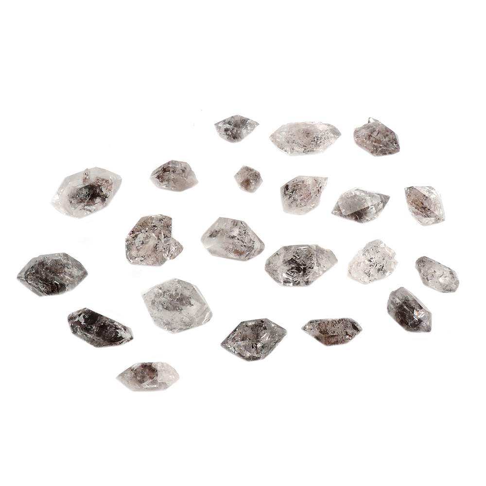 Херкимерский алмаз с антраксолитом 0.5ct асс.