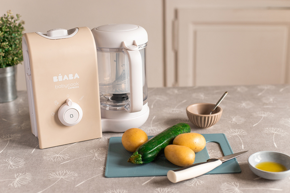 Блендер-пароварка для детского питания 5 в 1 BEABA Babycook Express бежевый