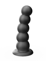 Черная насадка-плаг на харнесс PLATINUM 9 - 24 см. (Цвет: черный)