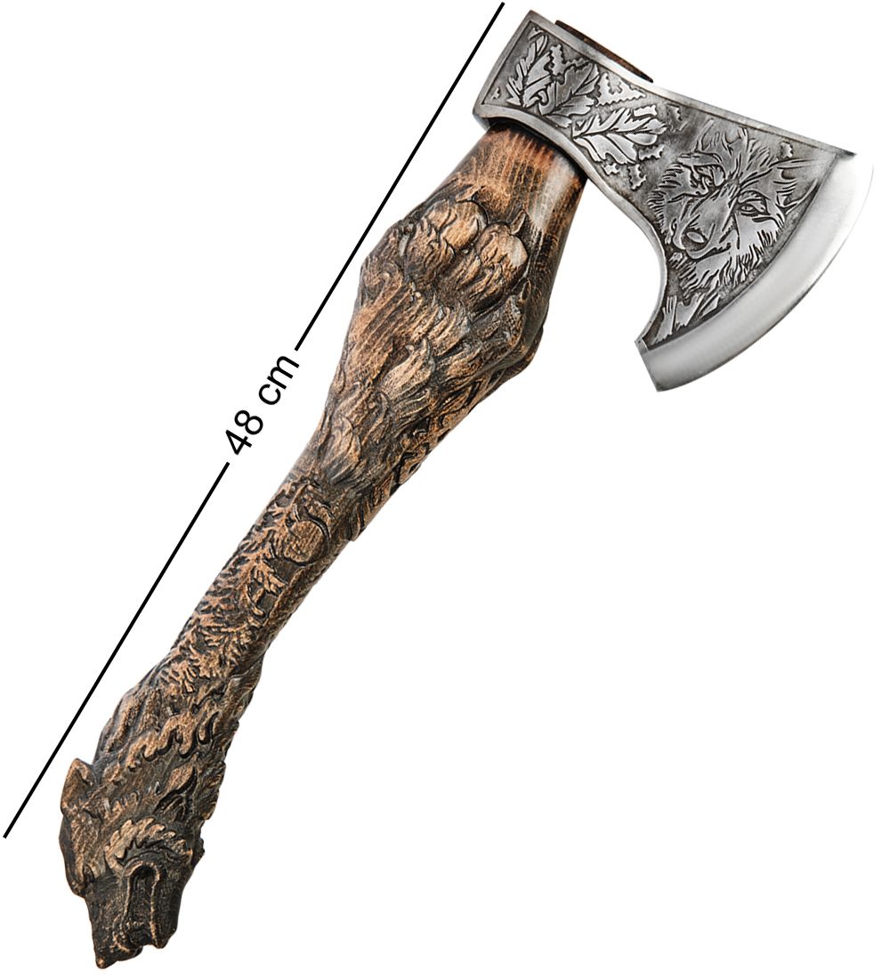 TP-20 Топор большой с объемной резьбой «Волчья лапа»