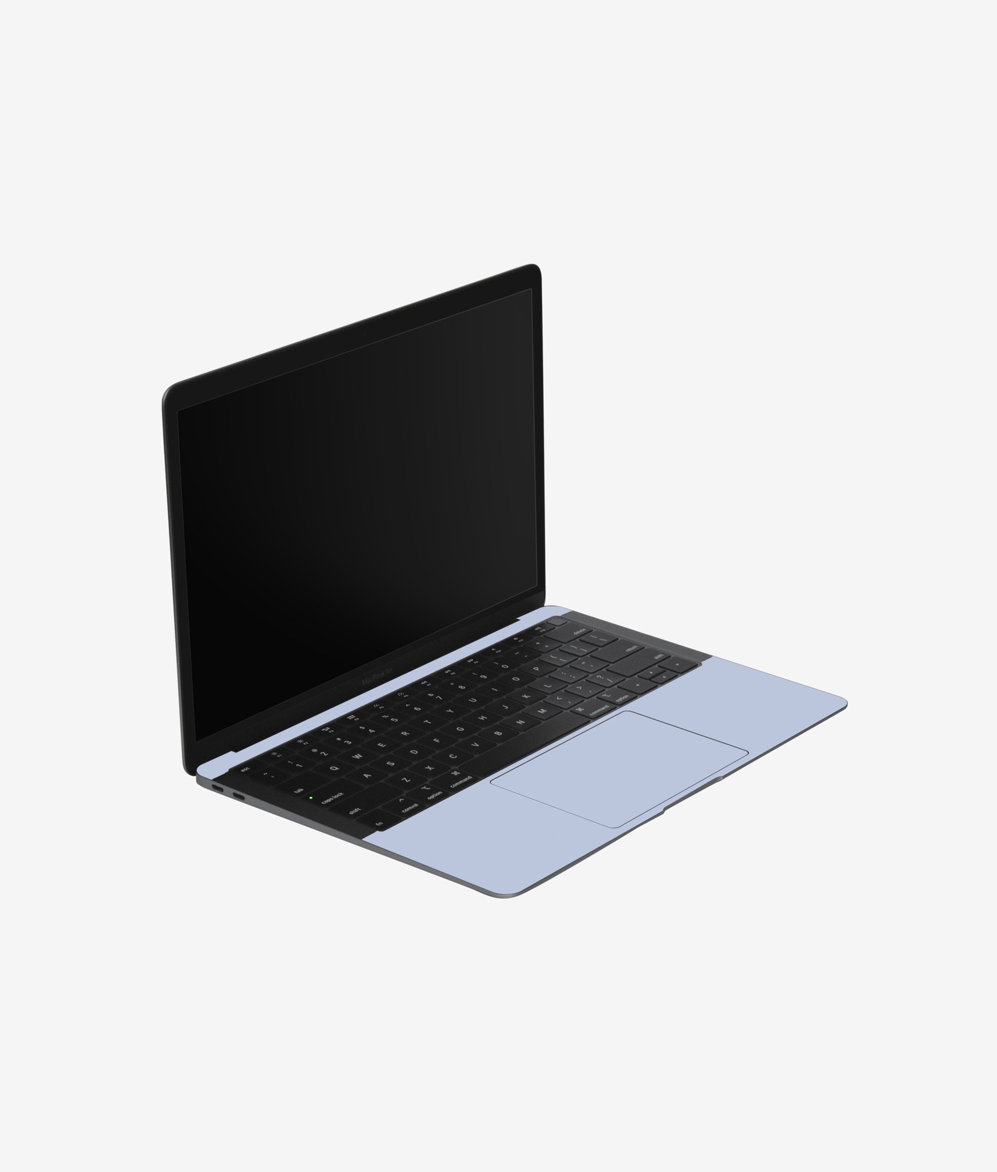 Виниловая наклейка LIGHT BLUE для MacBook