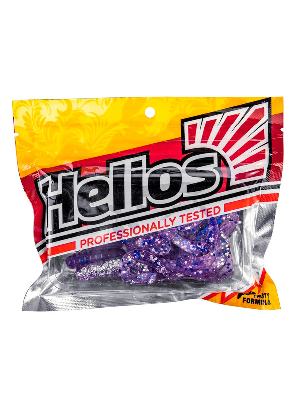 Твистер Helios Credo Four Tail 3,35"/8,5 см Cola 10шт. (HS-20-045)