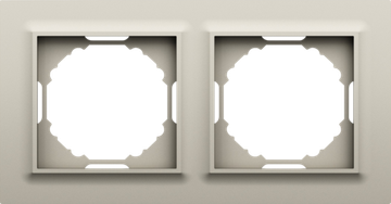 Рамка 2-я,  Wave матовый кашемир,  серия A07