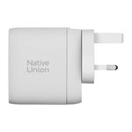 Сетевое зарядное устройство Native Union мощностью 67 Вт (2 USB-C, USB-A) (GaN) Многопортовый мощный адаптер питания. Есть поддержка PD и QC 3.0. В комплекте есть набор международных переходников