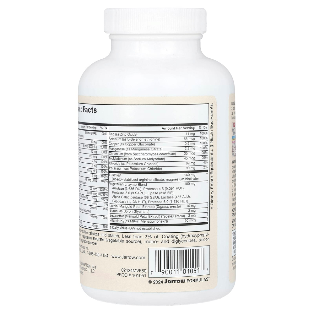 Jarrow Formulas, Women's Multi + ™, 60 таблеток