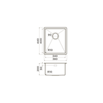 Мойка Omoikiri Taki 38-U/IF-LG нерж. сталь | Светлое золото