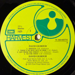 David Gilmour ‎– David Gilmour (Швеция 1978г.)
