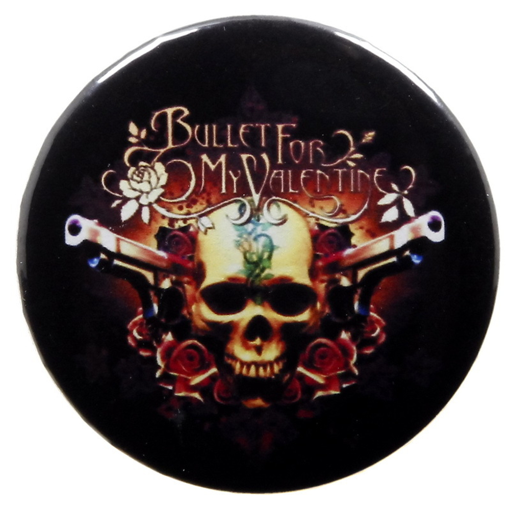 Значок Bullet For My Valentine череп (459)