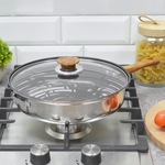 Сковорода 24см из нержавеющей стали