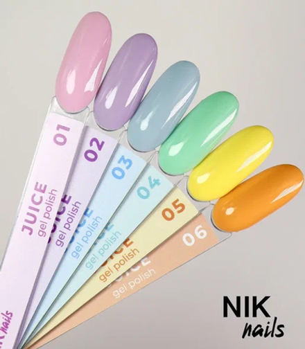 Гель лак "NIK nails" Juice 06 8 мл