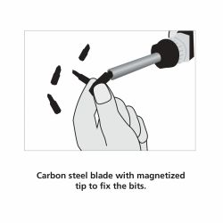Набор инструментов Tramontina 43408/122 8 предметов, отвертка с 6 насадками и измерительная рулетка 2 м | Tramontina