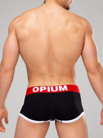 Мужские укороченные боксеры (Размер: XXXL) (Цвет: черный)