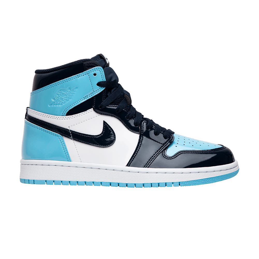 Кроссовки Jordan Air Jordan 1 Retro High Blue Chill 2019 (Женская размерная сетка)