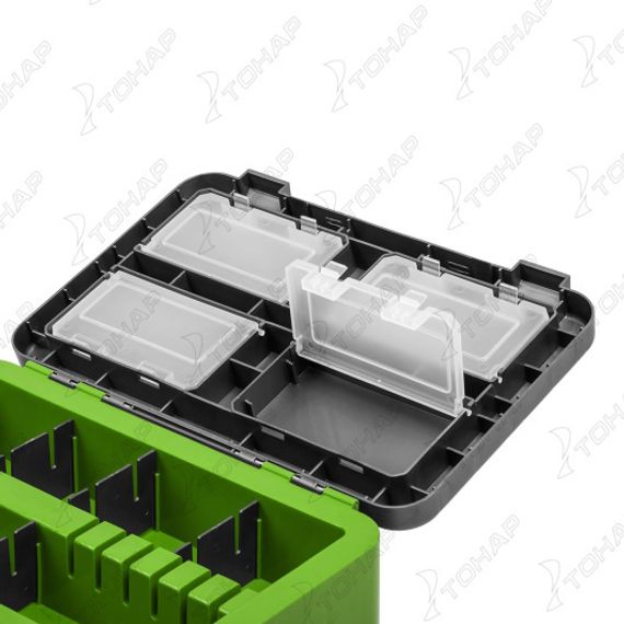 Ящик рыболовный зимний серый/салатовый (HS-IB-19-GG) Helios