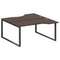 Metal System Рабочая станция криволинейная на О-образном м/к БО.РАС-СА-2.1 Венге Цаво/Металл Антраци