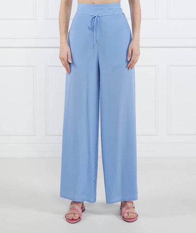 Брюки с ремешком Palazzo Patrizia Pepe - голубой(2P1533 A057)