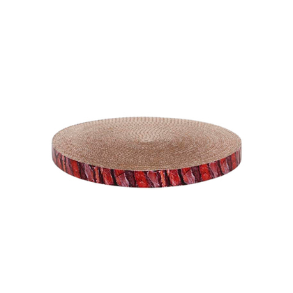 Гофрокогтеточка Пижон круглая "Спил Сосны", с пропиткой, 40.5 х 2.5 см