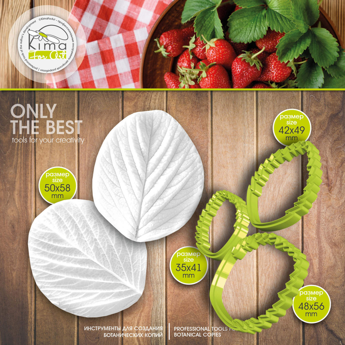 Клубника лист большой