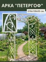 Арка садовая "Петергоф" 210х130х55 см.