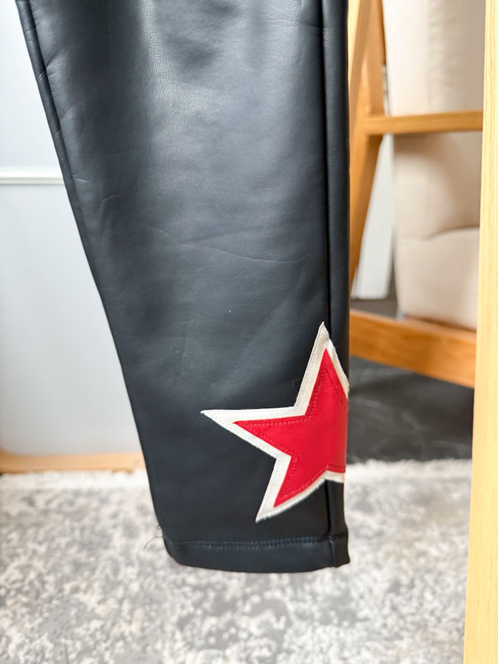 Леггинсы Monnalisa экокожа, 128