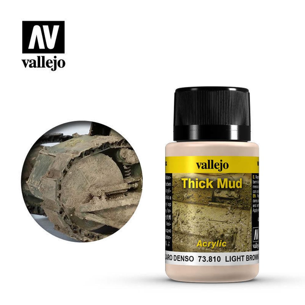 Weathering Effects 40ml. Light Brown Thick Mud