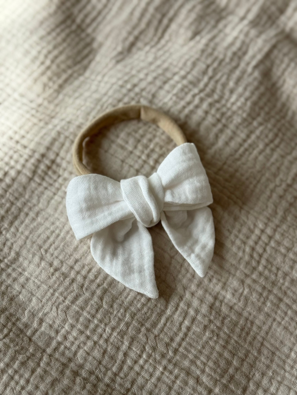 Бантик муслиновый, Белый