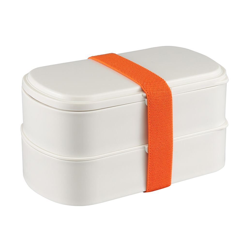 Ланч-бокс с приборами Food Time, 1 л, молочный