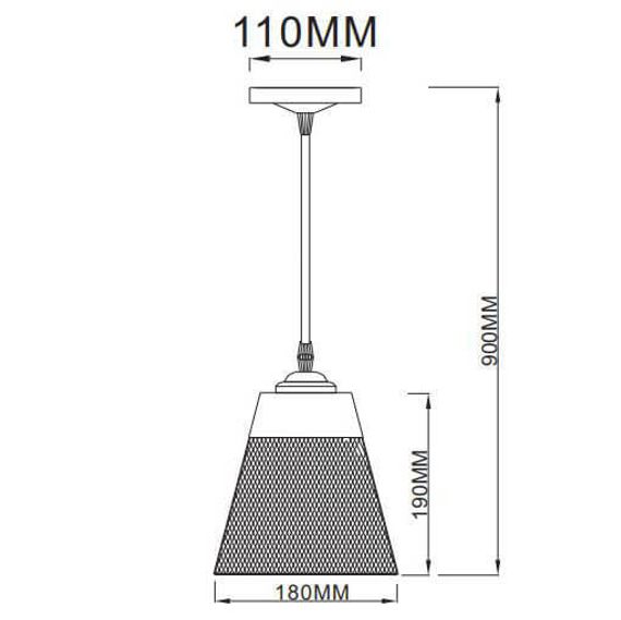 Подвесной светильник Rivoli Helma 9067-201 Б0047519