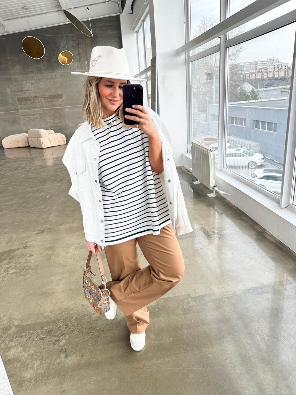 Классические брюки коричневые 5