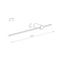 Настенный светильник Nowodvorski Saber Led Silk Olive M White 11591