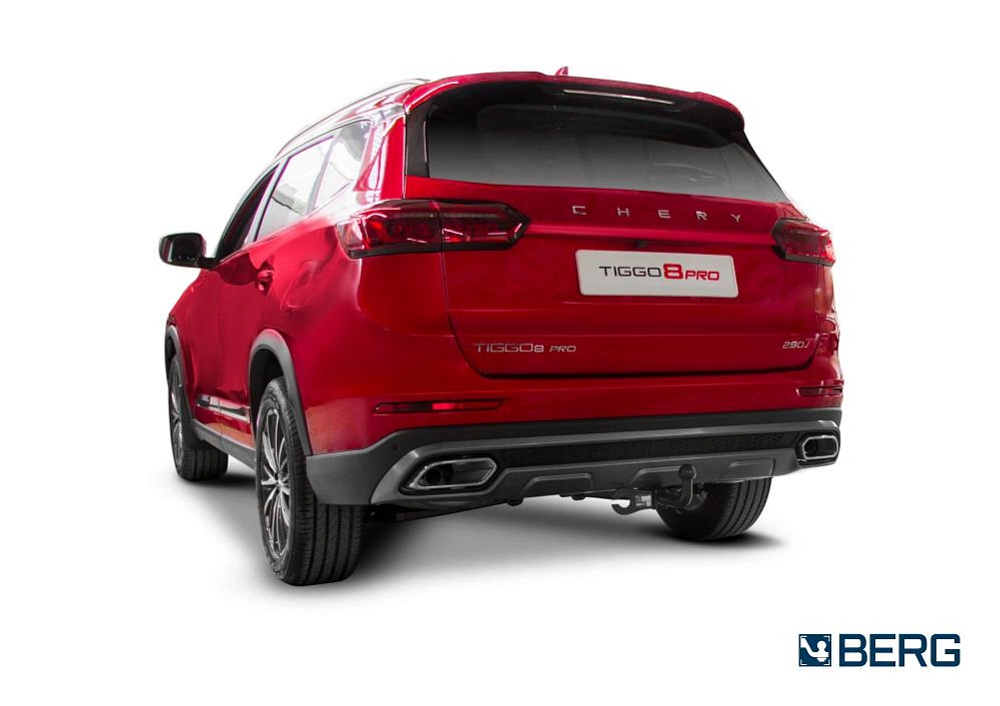 ТСУ для BERG Chery Tiggo 7 pro 2020-/7 Pro Max 2022-, Exeed LX 2022- , шар А, 1500/75кг  F.0912.001
