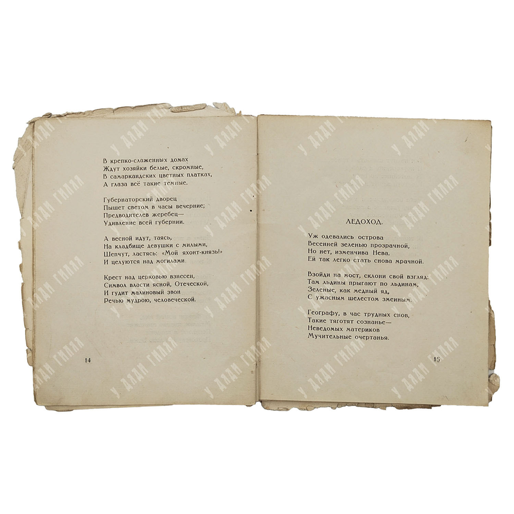 [Прижизненное издание] Гумилёв Н. Костёр : стихи, 1922.