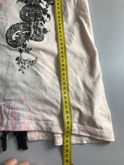 Футболка со шнуровкой на спине, маркировка М, визуально на 46 размер