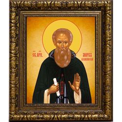 Марк Белавинский преподобный. Икона на холсте