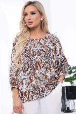 Блуза "Рио" (энимал принт) Б6087 LT Collection (Акция)