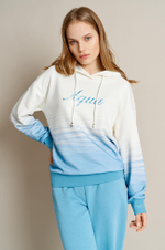 22571 Джемпер женский (молочный / голубой)