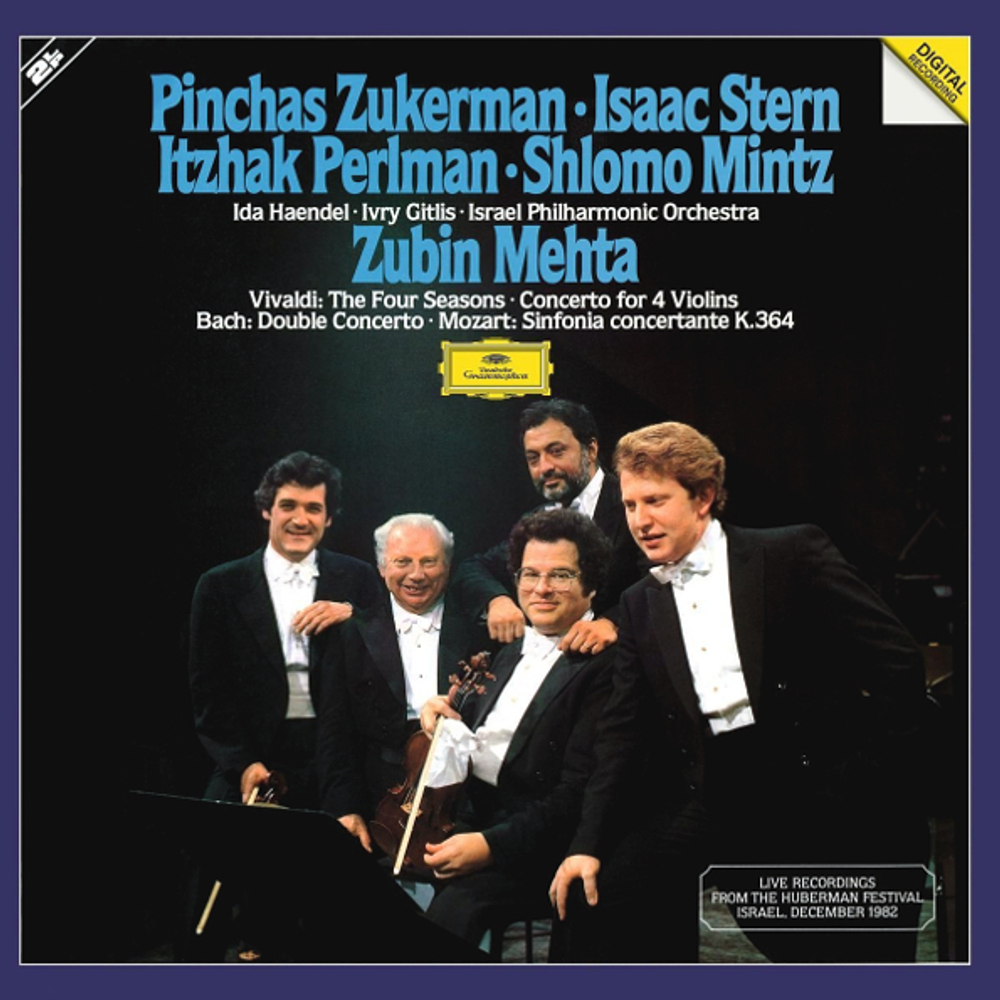 Zukerman, Stern, Perlman, Mintz, Mehta / Vivaldi, Bach, Mozart (2LP)