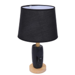 8209/1T MODERNI LN26 490 черный, керамика/текстиль Настольная лампа Е27 1*60W 220V VISIONA