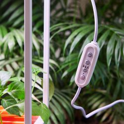 UST-E33 WHITE 2M Таймер с вилкой и разъемом L.N.G для фито светильника. 220В. 150Вт. Провод 2 метра. ТМ Uniel