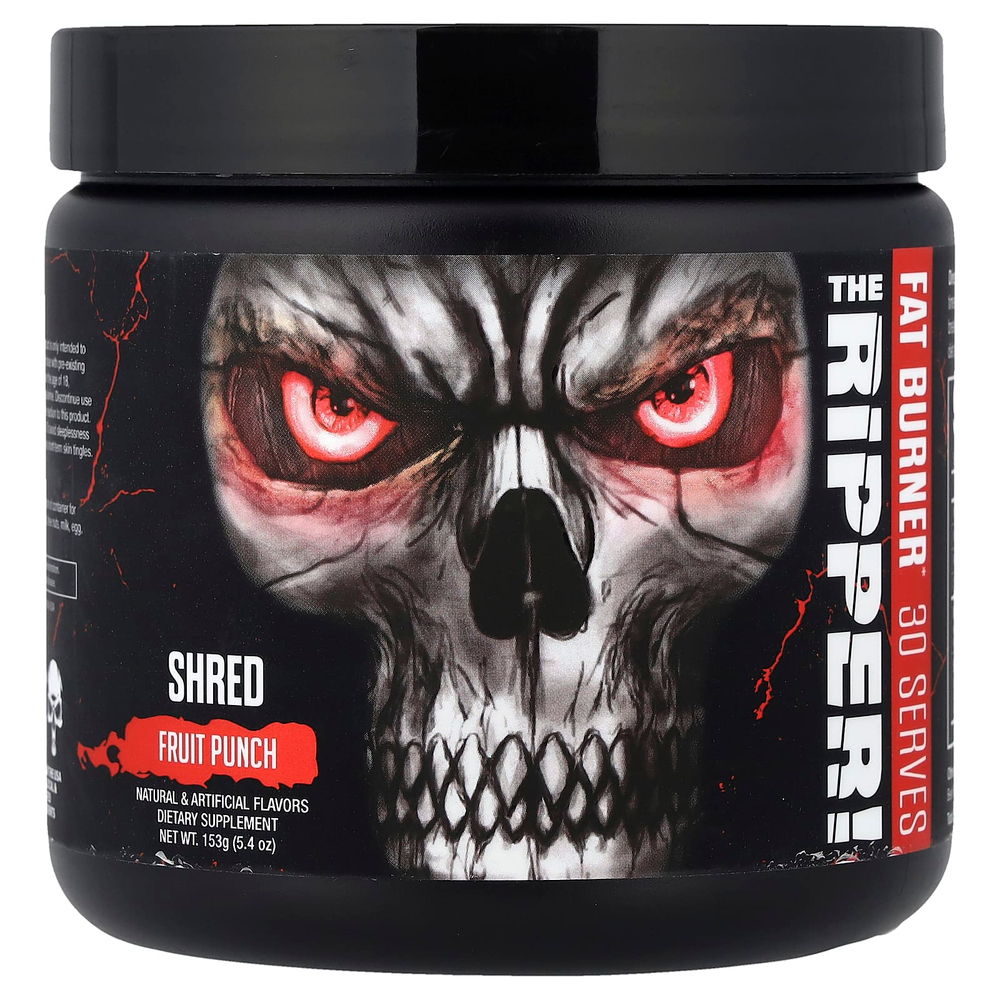 JNX Sports, The Ripped, сжигатель жира, со вкусом фруктового пунша, 153 г (5,4 унции)