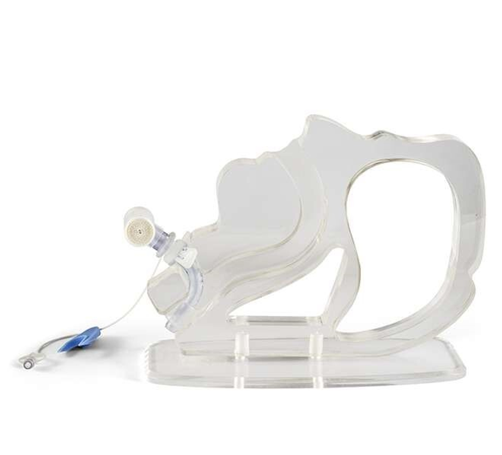 Тепловлагообменник для трахеостомы AEROvent + порт для аспирации + О2-порт