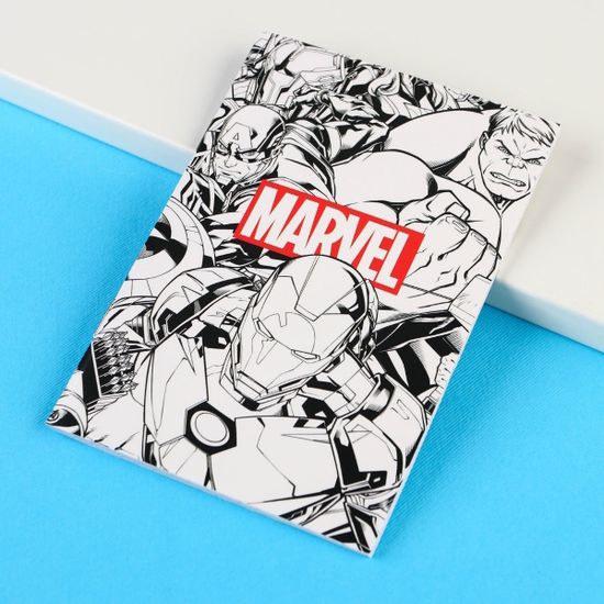 Блокнот Marvel Comics Мстители (на скрепке, р-р А6, 32листа/клетка)