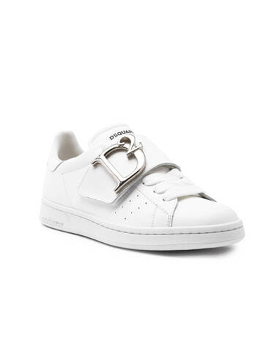 Кожаные кроссовки Dsquared2 - белый(SNW0169 01500001)