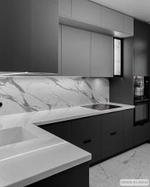 Кухня с антресолями