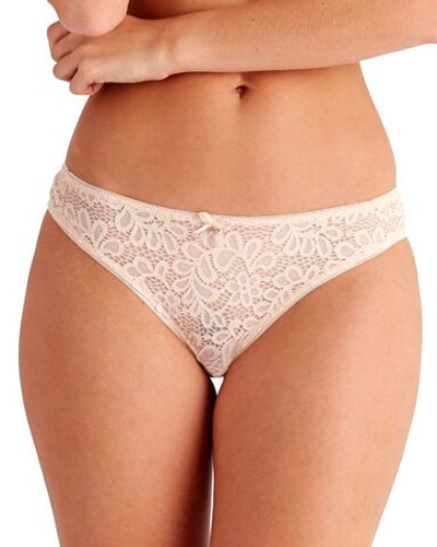Кружевные трусики-бразилиана Amy (Размер: M) (Цвет: кремовый)