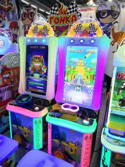 Детский автомат с видеоиграми «Мотогонка»