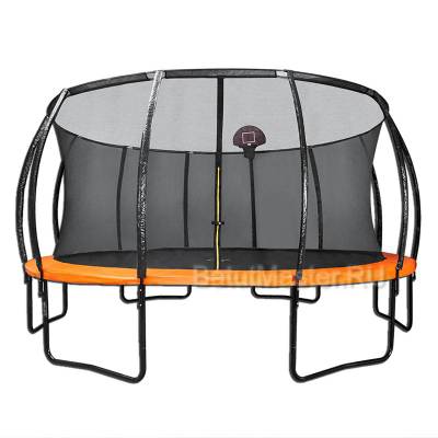 Батут с сеткой и баскетбольным кольцом, диаметр 12 фт
