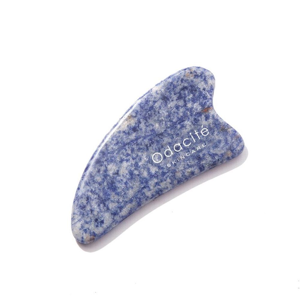 Odacite Crystal Contour Gua Sha Blue Sodalite голубой содалит